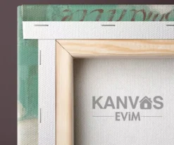 Beyaz Gelincik Cicegi Vintage Kanvas Tuval Tablo Kanvas Evim 5